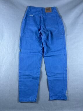 Vintage Zena Jeans Womens 10 Blue High Waisted Tapered Leg Denim Classic 80s 90s